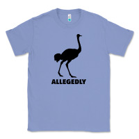 Colony Blue ALLEGEDLY FUNNY OSTRICH Classic Tee - Bettercallsaul