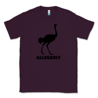 Plum ALLEGEDLY FUNNY OSTRICH Classic Tee - Bettercallsaul