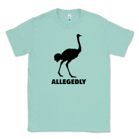 Seafoam ALLEGEDLY FUNNY OSTRICH Classic Tee - Bettercallsaul