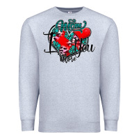Heather Grey Mom I You More Premium Sweatshirt - SublimationCraftShop