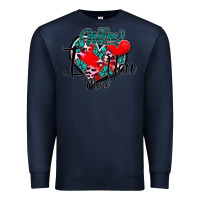 Navy Mom I You More Premium Sweatshirt - SublimationCraftShop