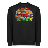 Black Cinco de mayo truck Heavyweight Sweatshirt - FaDigitalArtStudio