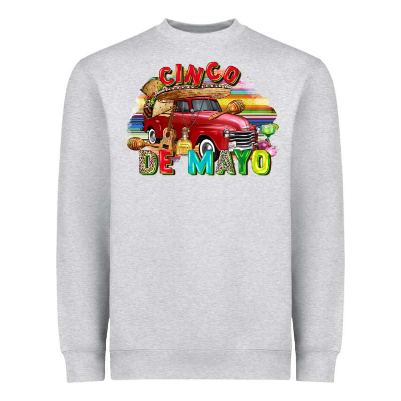 Cinco De Mayo Truck Heavyweight Sweatshirt by FaDigitalArtStudio | Teevron