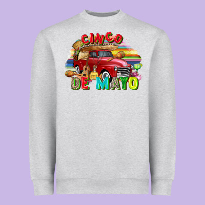 Cinco De Mayo Truck Heavyweight Sweatshirt Designed By Fadigitalartstudio