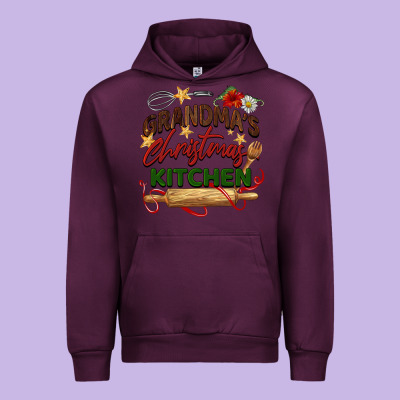Grandma's Christmas Kitchen Urban Hoodie Designed By Barkaloodesign