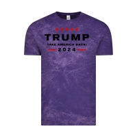Cloud Purple donald trump 2024 take america back Vintage Tee - baoMotion