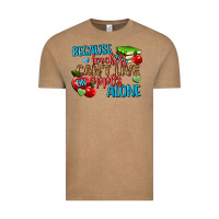 Vintage Coffee because teachers cant live on apples alone Vintage Tee - NancyCooperArtShop