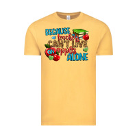 Vintage Mustard because teachers cant live on apples alone Vintage Tee - NancyCooperArtShop