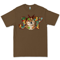 Cacao shiba inu christmas joy Premium Tee - RanaPortraitStore