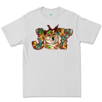 Dove Grey shiba inu christmas joy Premium Tee - RanaPortraitStore
