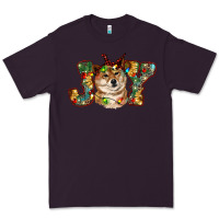 Plum shiba inu christmas joy Premium Tee - RanaPortraitStore