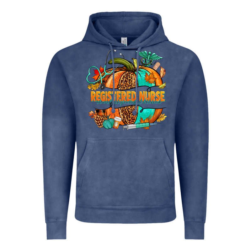 Registered Nurse Pumpkin Vintage Hoodie by NancyCooperArtShop | Teevron
