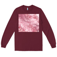 Burgundy glitter pink agate Long Sleeve Tee - TumblerDesignByShophia