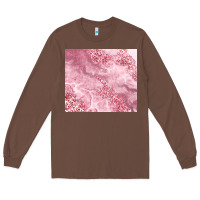 Chestnut glitter pink agate Long Sleeve Tee - TumblerDesignByShophia