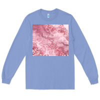 Colony Blue glitter pink agate Long Sleeve Tee - TumblerDesignByShophia