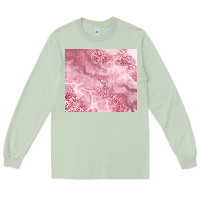 Matcha glitter pink agate Long Sleeve Tee - TumblerDesignByShophia