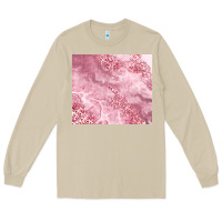 Mushroom glitter pink agate Long Sleeve Tee - TumblerDesignByShophia