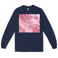 Navy glitter pink agate Long Sleeve Tee - TumblerDesignByShophia