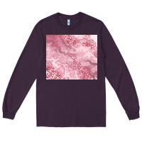 Plum glitter pink agate Long Sleeve Tee - TumblerDesignByShophia
