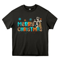 Asphalt western merry christmas Heavy Core Tee - MaliasSmallBusiness