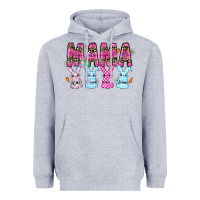 Heather Grey easter day mama Heavyweight Hoodie - CowhideDigitalArt