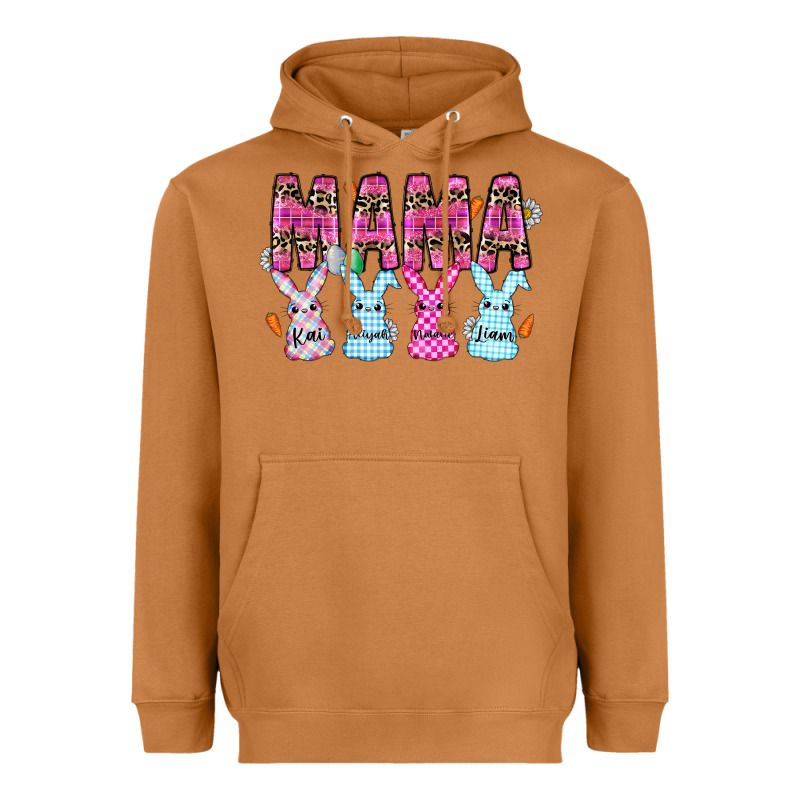 Easter Day Mama Heavyweight Hoodie by CowhideDigitalArt | Teevron