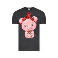 Cute Pig Vintage Tee | Teevron