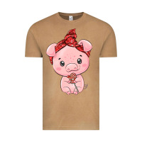 Vintage Camel cute pig Vintage Tee - texasbilliewilder