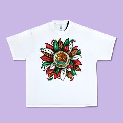 Mexican Sunflower Urban Heavy Tee Designed By Texasbilliewilder