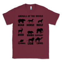 Burgundy Animal Of The World Classic Tee - Bettercallsaul
