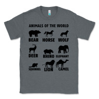 Charcoal Heather Animal Of The World Classic Tee - Bettercallsaul