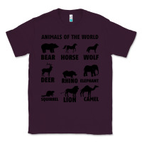 Plum Animal Of The World Classic Tee - Bettercallsaul