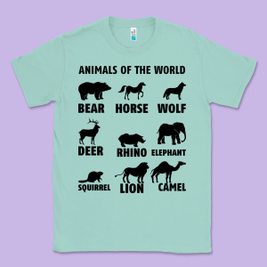 Animal Of The World Classic Tee Designed By Bettercallsaul