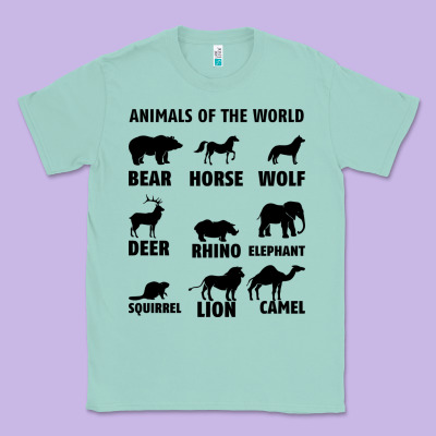 Animal Of The World Classic Tee Designed By Bettercallsaul