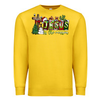 Lemon jesus İs the reason Premium Sweatshirt - CowhideDigitalArt