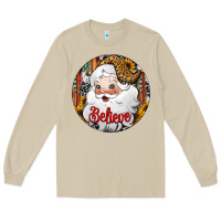 Mushroom believe Santa Claus Christmas Long Sleeve Tee - Jasminsmagicworld