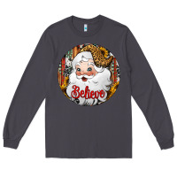 Smoke believe Santa Claus Christmas Long Sleeve Tee - Jasminsmagicworld