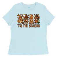 Baby Blue 'tis the season gnomies bbs Ladies Tee - BundleAndBundleShop