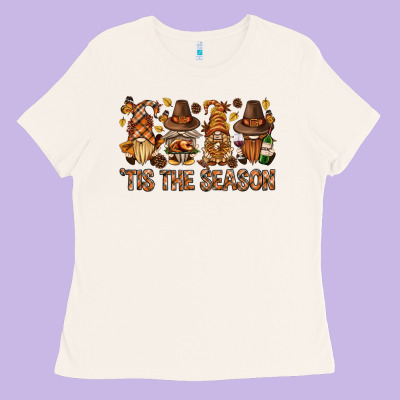 'tis The Season Gnomies Bbs Ladies Tee Designed By Bundleandbundleshop