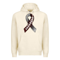 Tofu Gray Ribbon American Football Premium Hoodie - BundleAndBundleShop