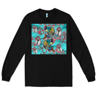 Black fish lures Long Sleeve Tee - TumblerDesignByShophia