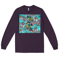 Plum fish lures Long Sleeve Tee - TumblerDesignByShophia