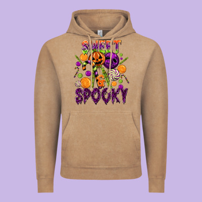 Sweet And Spooky Vintage Hoodie Designed By Texasbilliewilder