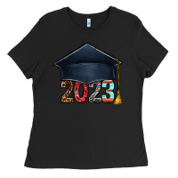 Black 2023 graduation hat bbs Ladies Tee - BundleAndBundleShop