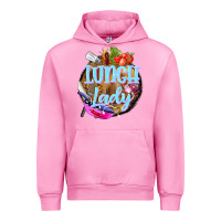 Fuchsia Pink western lunch lady Urban Hoodie - BarkalooDesign