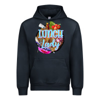 Navy western lunch lady Urban Hoodie - BarkalooDesign