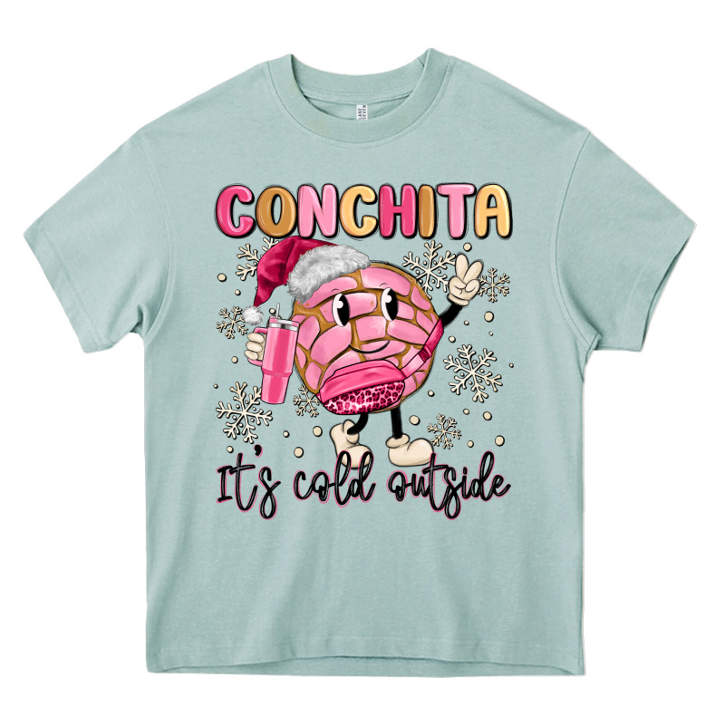Conchita It's Cold Outside Heavy Core Tee by MaliasSmallBusiness | Teevron