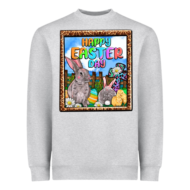 Happy Easter Day Heavyweight Sweatshirt by OliviaCreatesArt | Teevron
