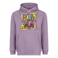 Lavender softball mama Heavyweight Hoodie - CowhideDigitalArt