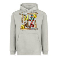 Moon Dust softball mama Heavyweight Hoodie - CowhideDigitalArt